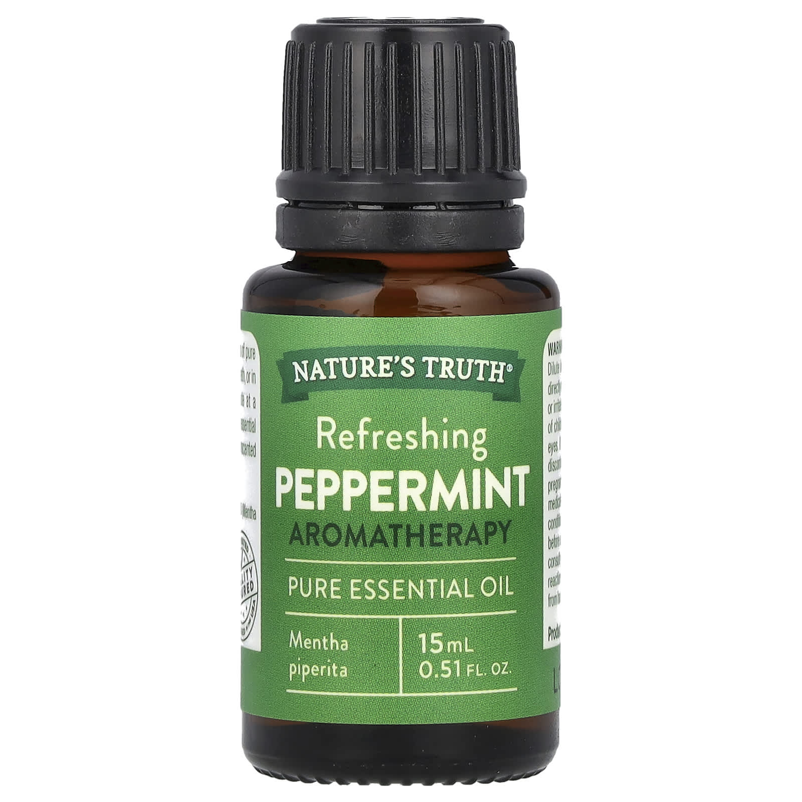 Nature's Truth, Pure Essential Oil, Refreshing Peppermint, 0.51 fl oz (15 ml)