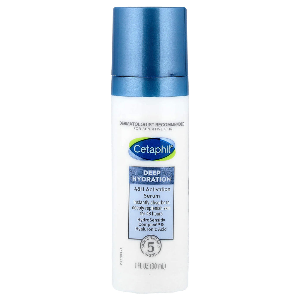 Cetaphil, Deep Hydration, 48H Activation Serum, For Sensitive Skin, 1 fl oz (30 ml)