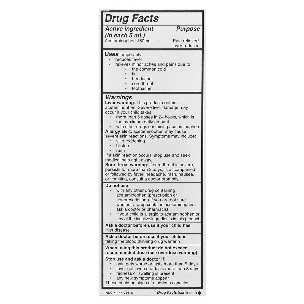 Mommy's Bliss, Children's Pain & Fever, Ages 2-11 Years, Yummy Berry, 160 mg , 4 fl oz (118 ml)