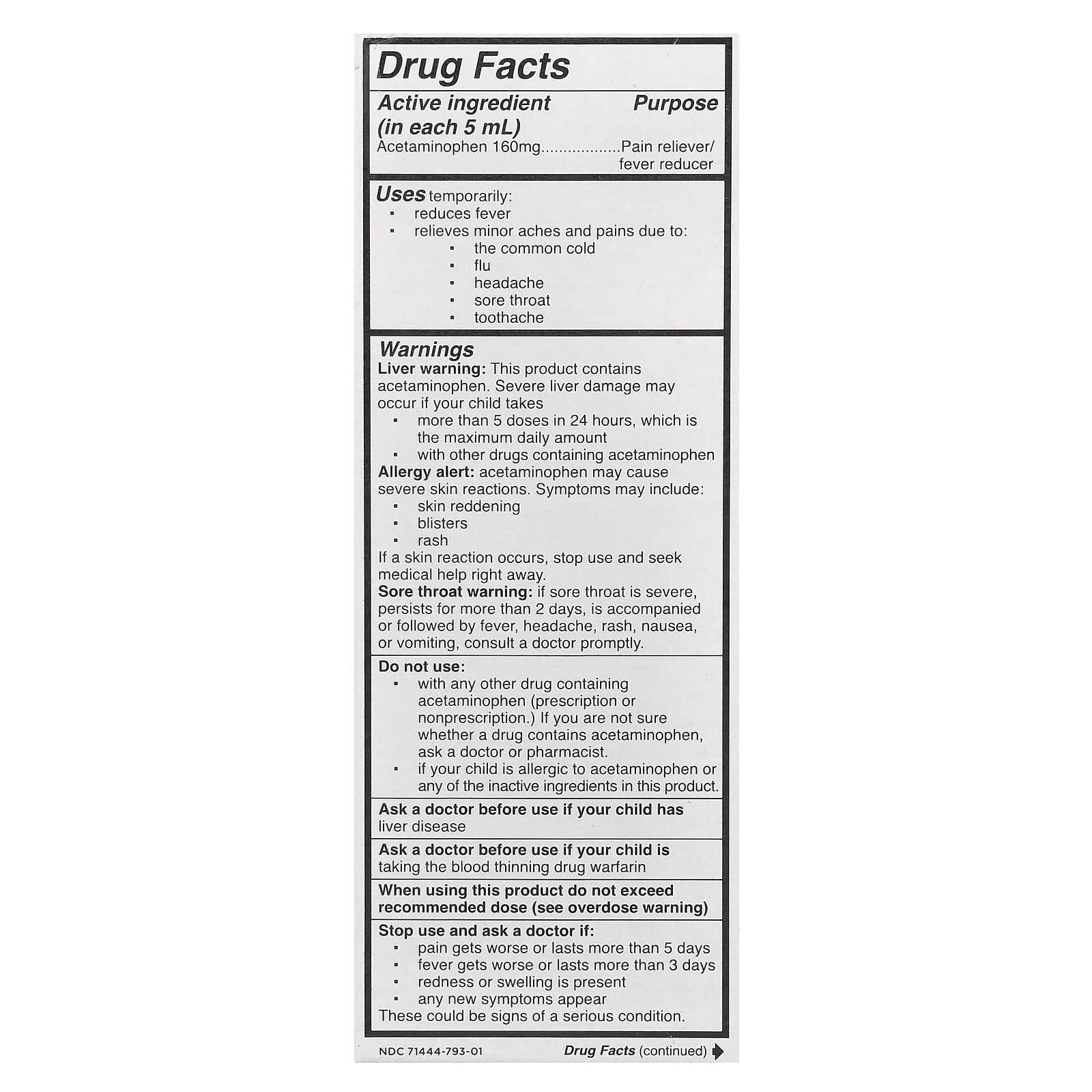 Mommy's Bliss, Children's Pain & Fever, Ages 2-11 Years, Yummy Berry, 160 mg , 4 fl oz (118 ml)