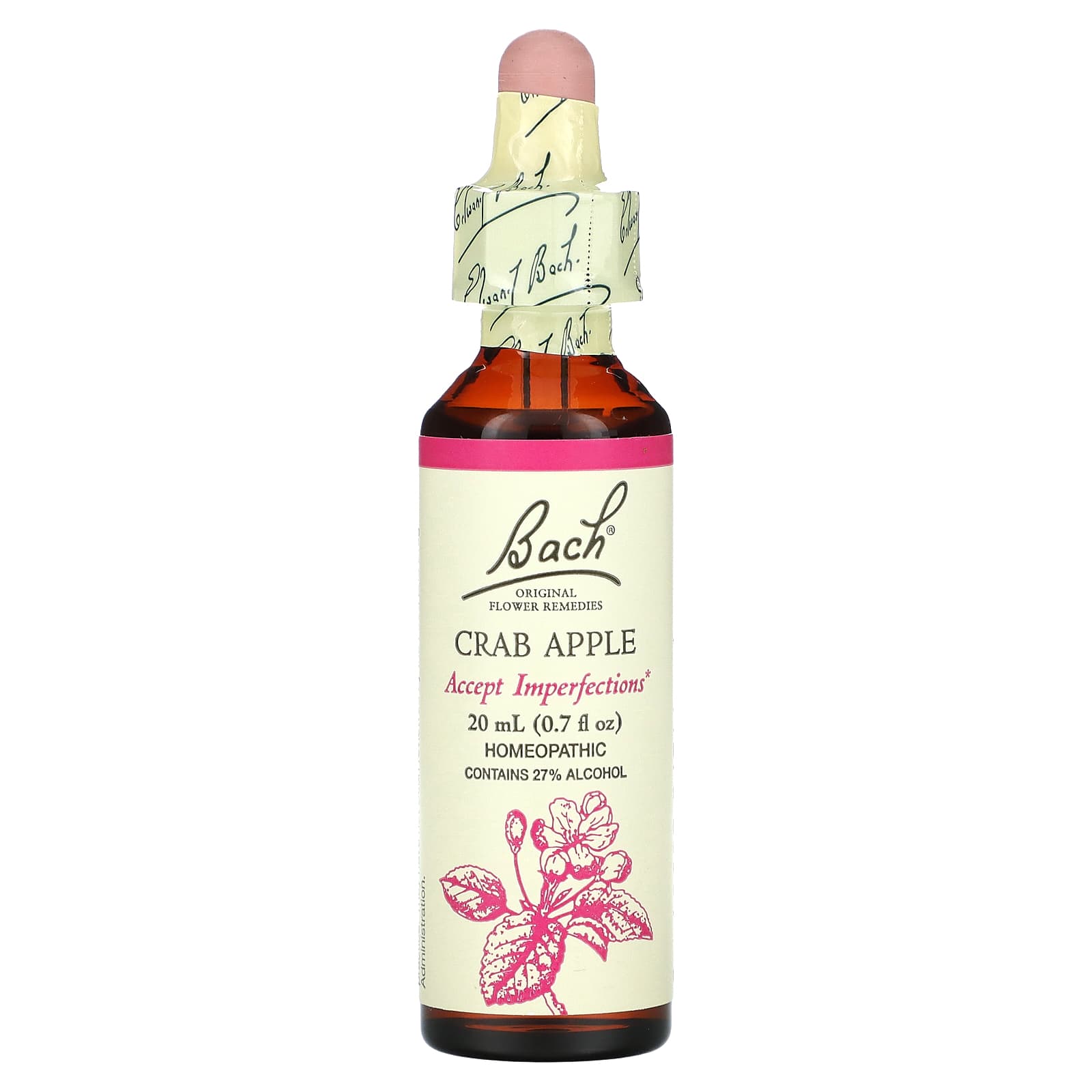 Bach, Original Flower Remedies, Crab Apple, 0.7 fl oz (20 ml)