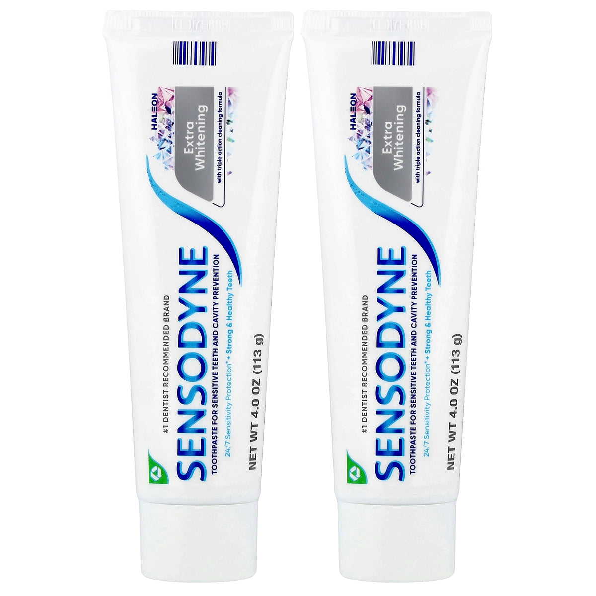 Sensodyne, Extra Whitening Toothpaste, Twin Pack, 2 Tubes, 4 oz (113 g) Each