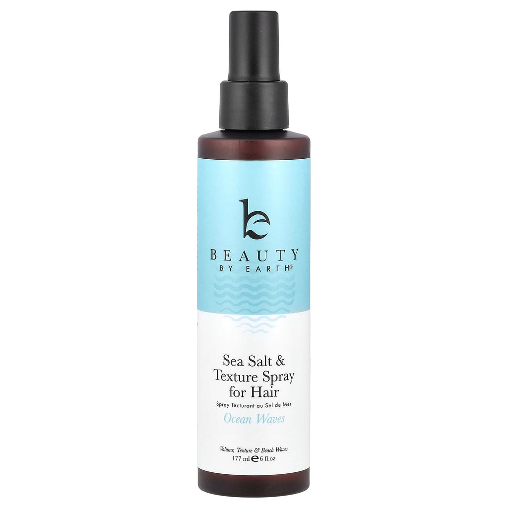 Beauty By Earth, Sea Salt & Texture Spray For Hair, Ocean Waves, 6 fl oz (177 ml)