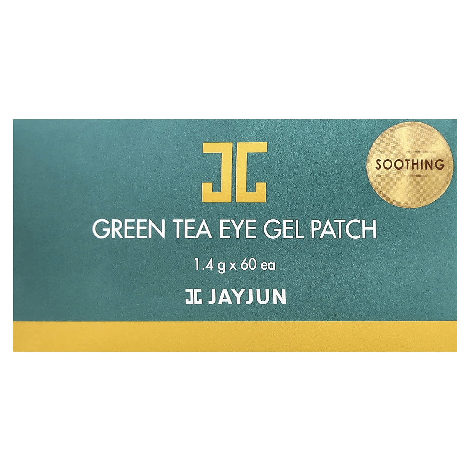 Jayjun Cosmetic, Green Tea Eye Gel Patch, Soothing, 60 Patches