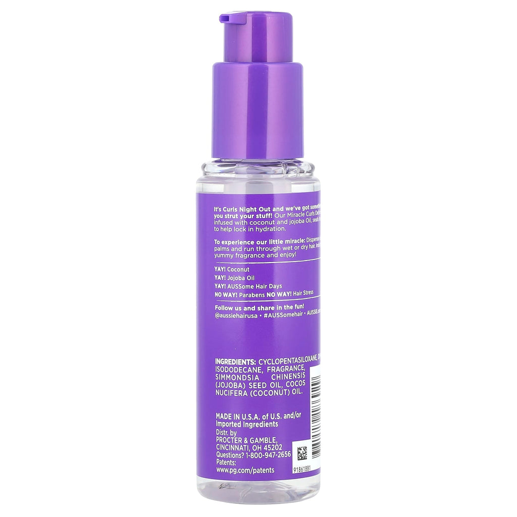 Aussie, Miracle Curls, Curl-Defining Oil, 3.2 fl oz (95 ml)