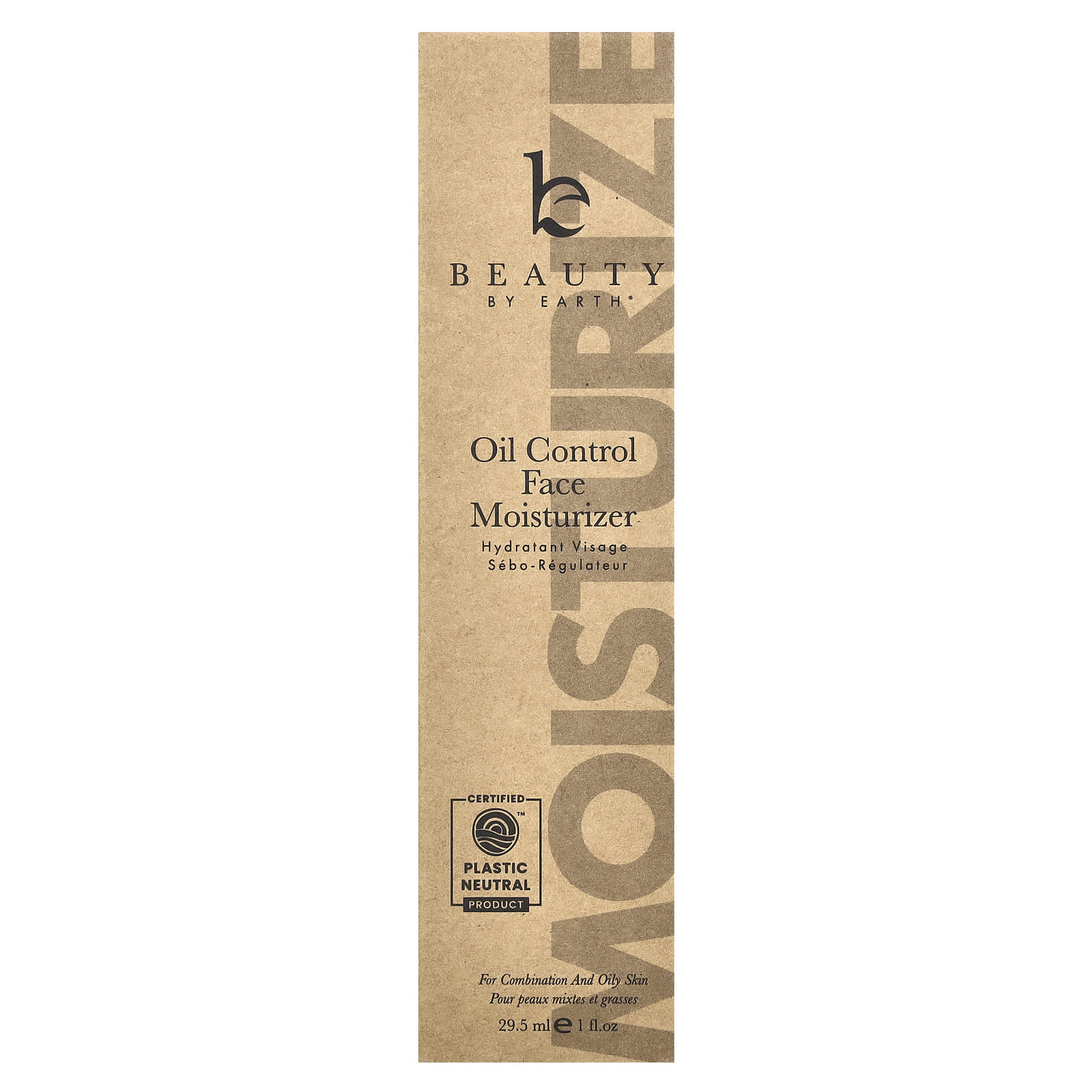 Beauty By Earth, Oil Control Face Moisturizer, 1 fl oz (29.5 ml)