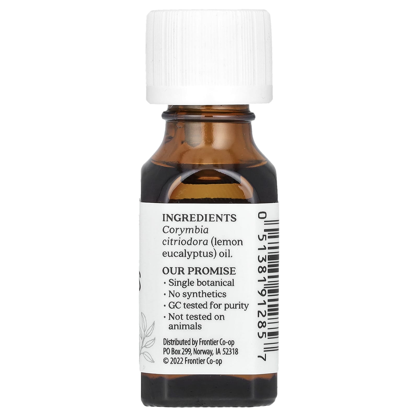 Aura Cacia, Pure Essential Oil, Lemon Eucalyptus, 0.5 fl oz (15 ml)