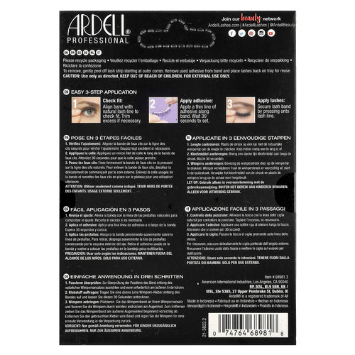 Ardell, Natural Lashes, 110, 6 Pairs
