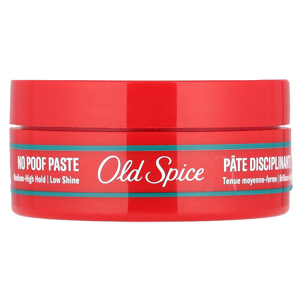 Old Spice, No Poof Paste, Medium-High Hold , 2.22 oz (63 g)