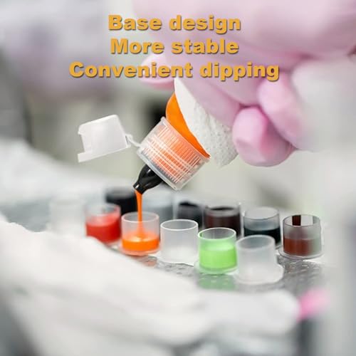 Jconly Disposable Tattoo Ink Cups with Base