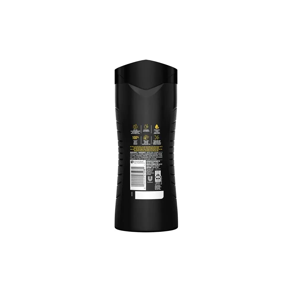 Axe Black Body Wash 16z Bottle, Pack of 4