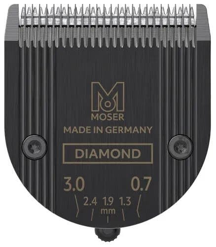 Ermila Diamond Durable Clipper Blade Set, Black