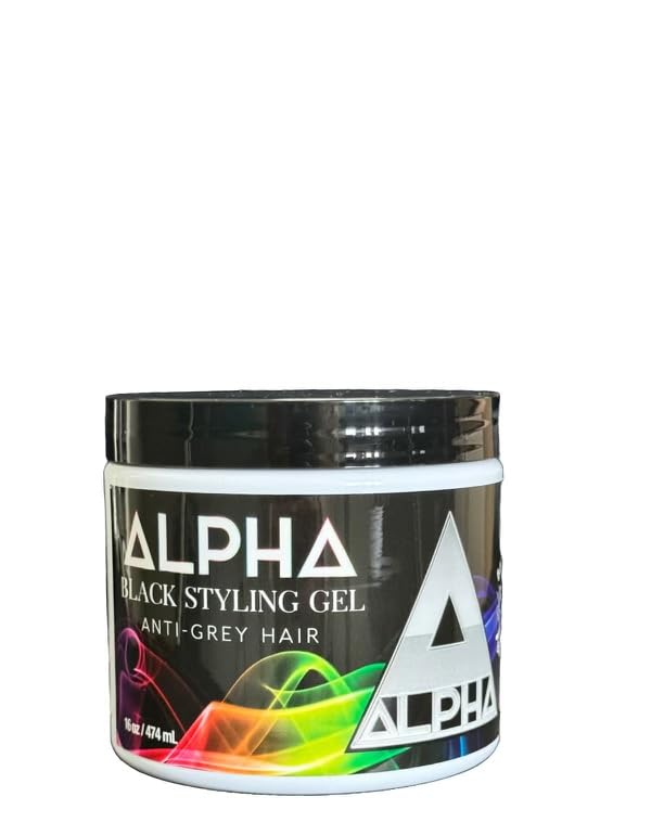 ALPHA Gel Anti Grey Hair Gel with Argan Oil, 16 oz