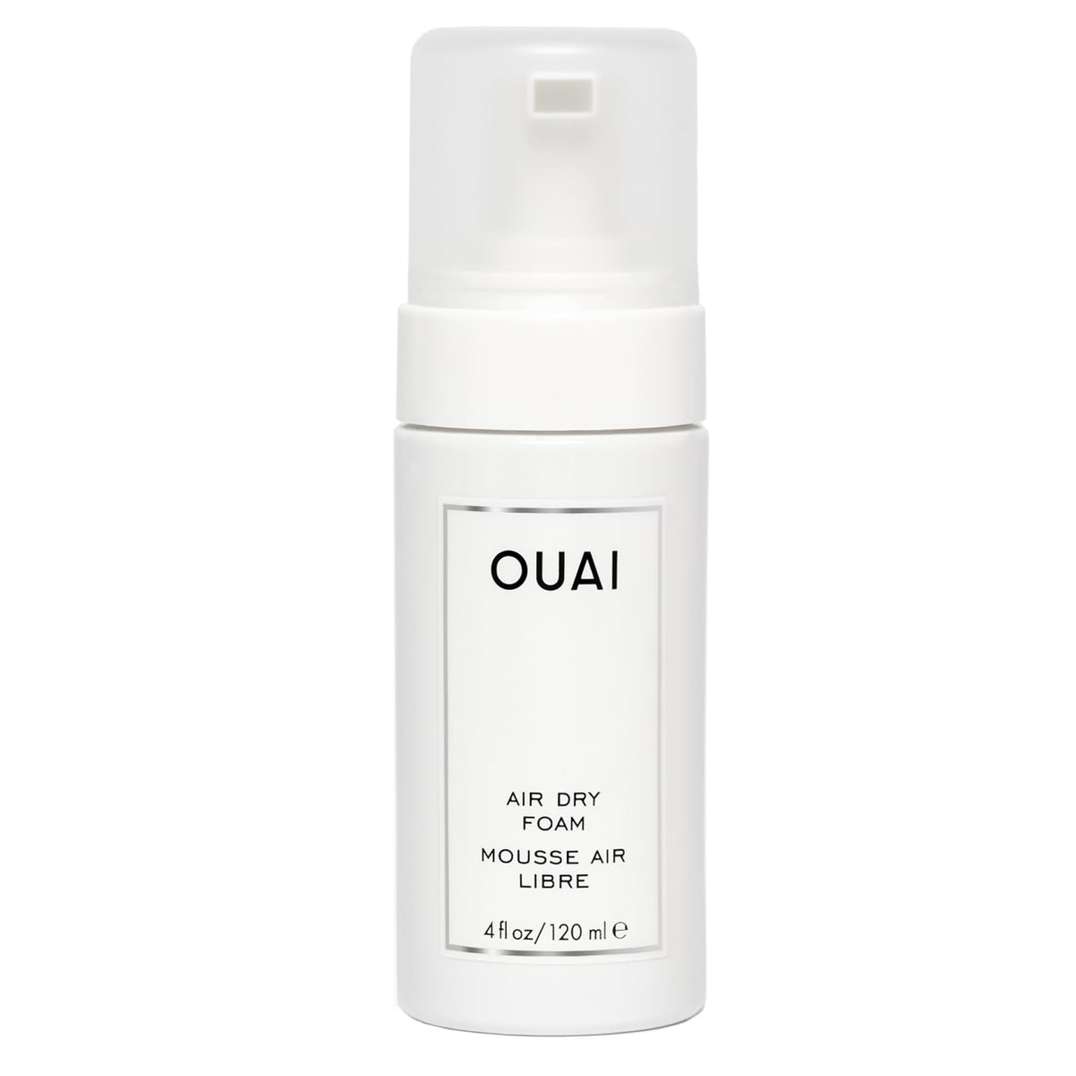 OUAI Air Dry Foam Hair Mousse for Curly and Wavy Hair, 4 Fl Oz