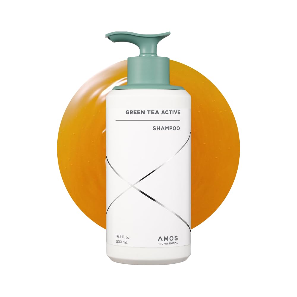 AMOS PROFESSIONAL Green Tea Active Shampoo for Thinning Hair