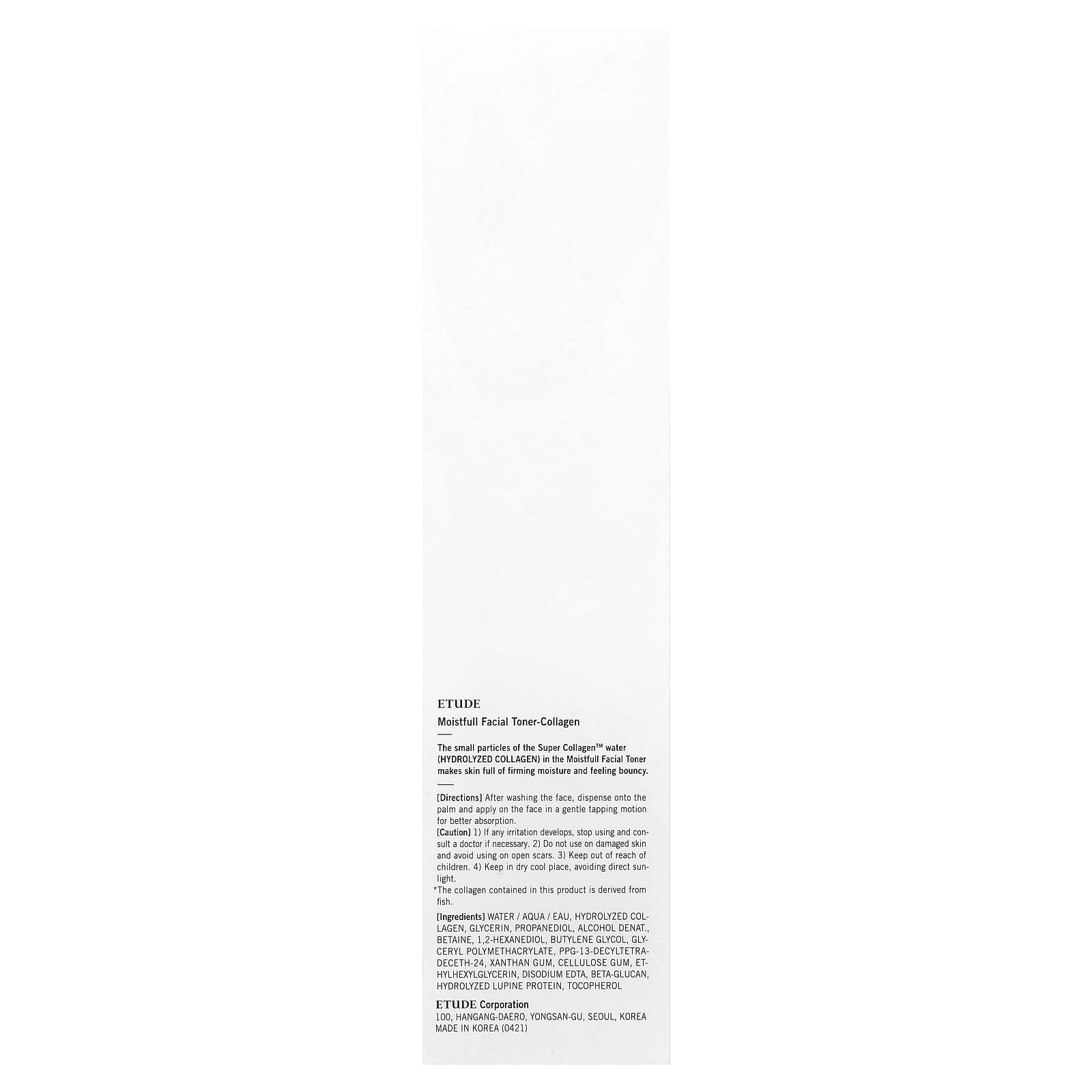 ETUDE, Moistfull Collagen, Facial Toner, 6.76 fl oz (200 ml)