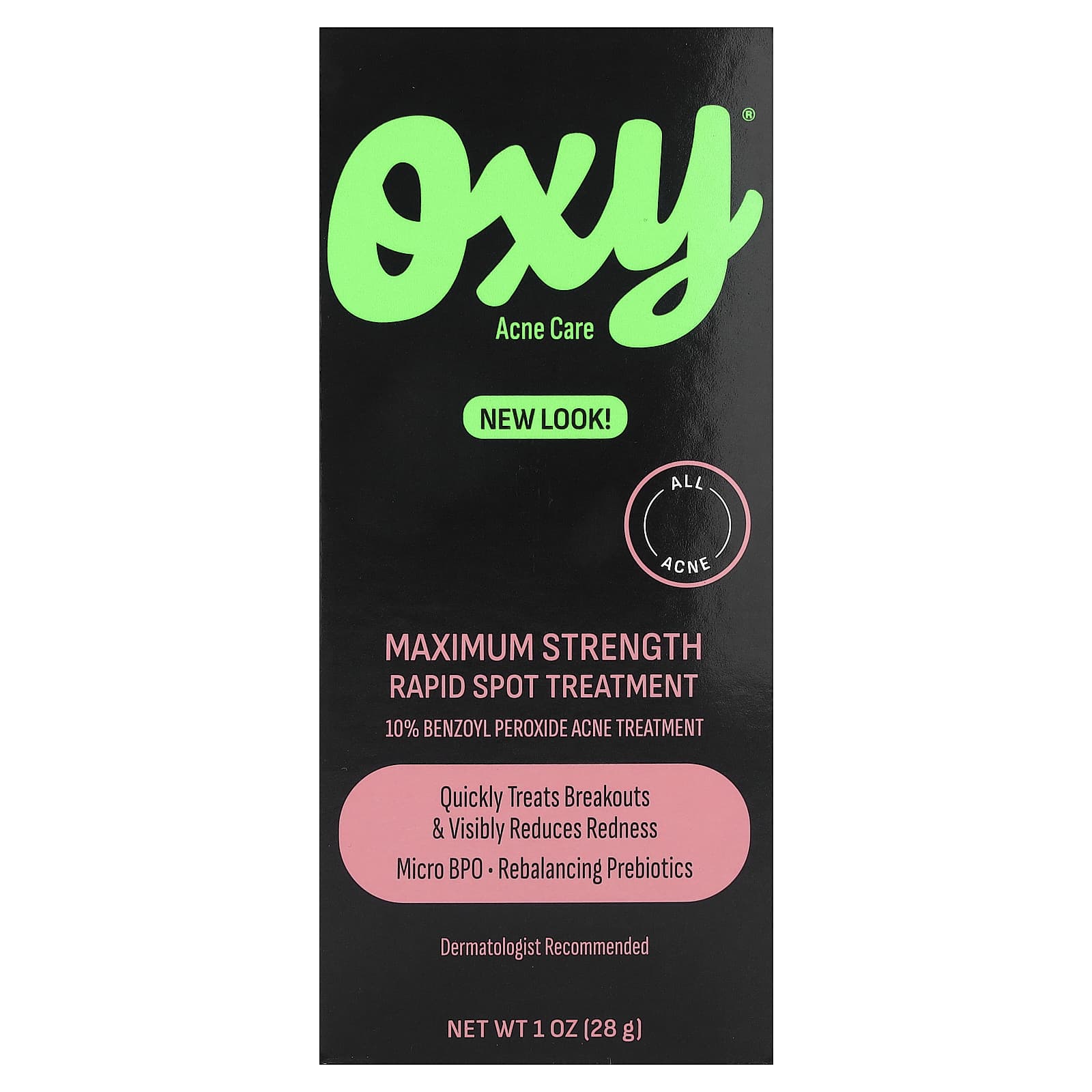 Oxy Skin Care, Rapid Spot Treatment, Maximum Strength, 1 oz (28 g)
