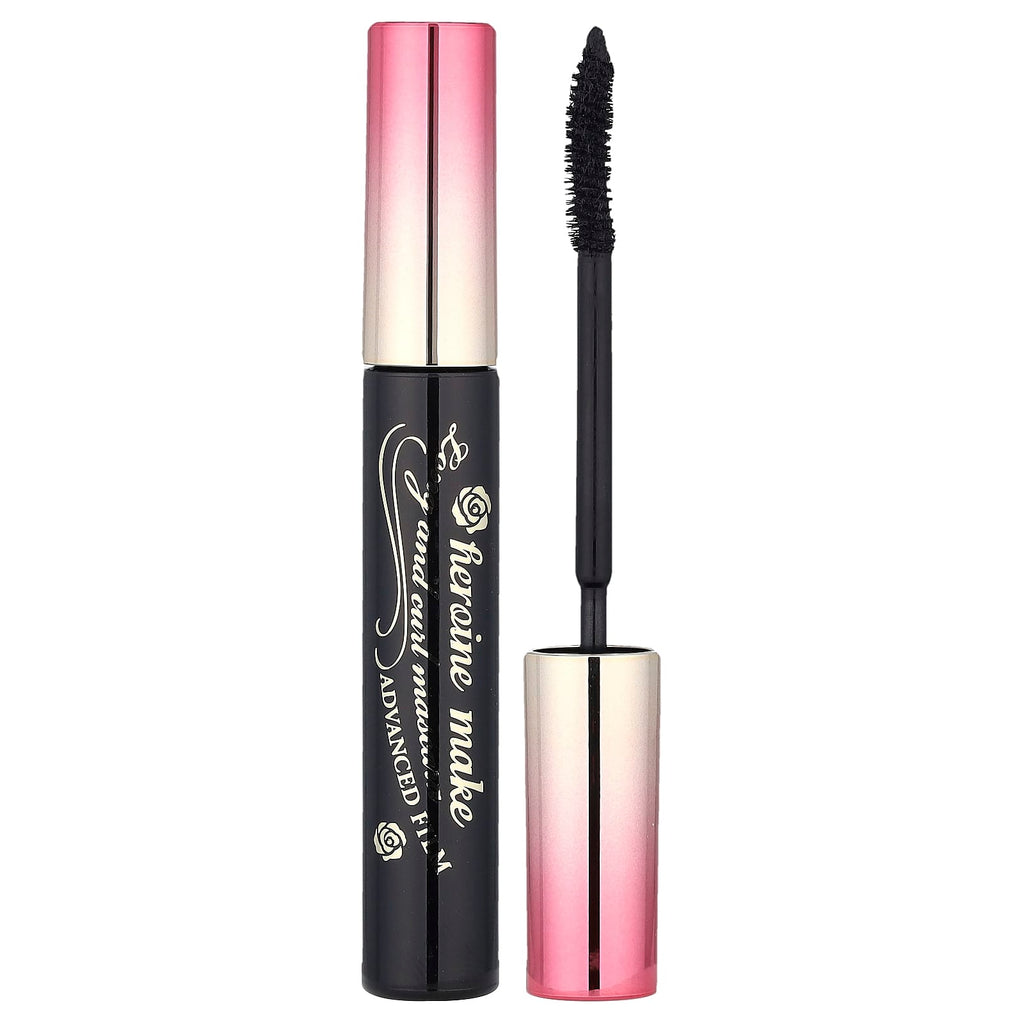 KissMe, Heroine Make, Long & Curl Mascara, Advanced Film, 01 Jet Black, 0.21 oz (6 g)
