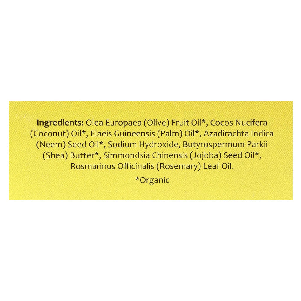 Organix South, TheraNeem®, Neem Cleansing Bar, Maximum Strength, For Sensitive Skin, 4 oz (113 g)