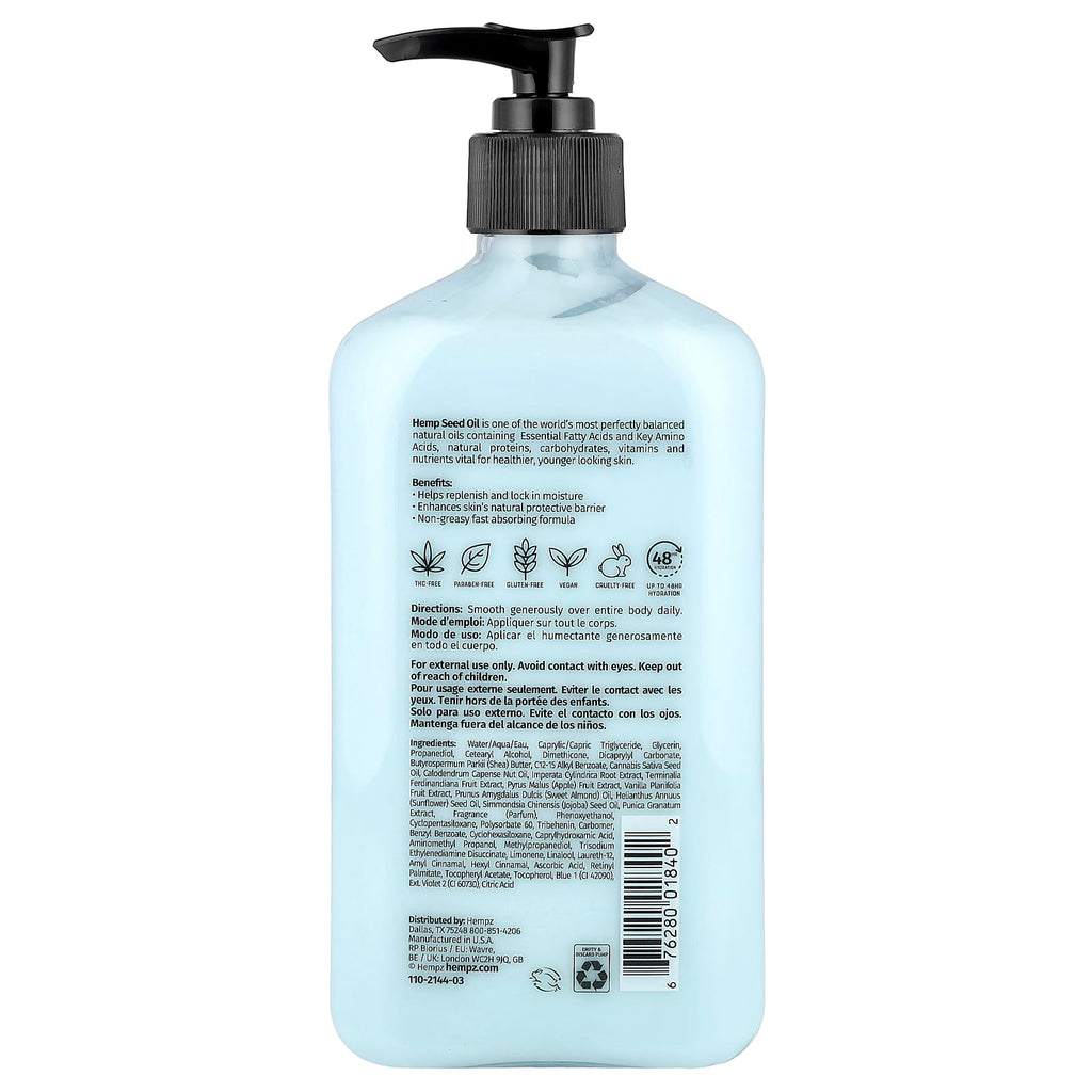 Hempz, Herbal Whipped Body Creme, Triple Moisture, 17 fl oz (500 ml)