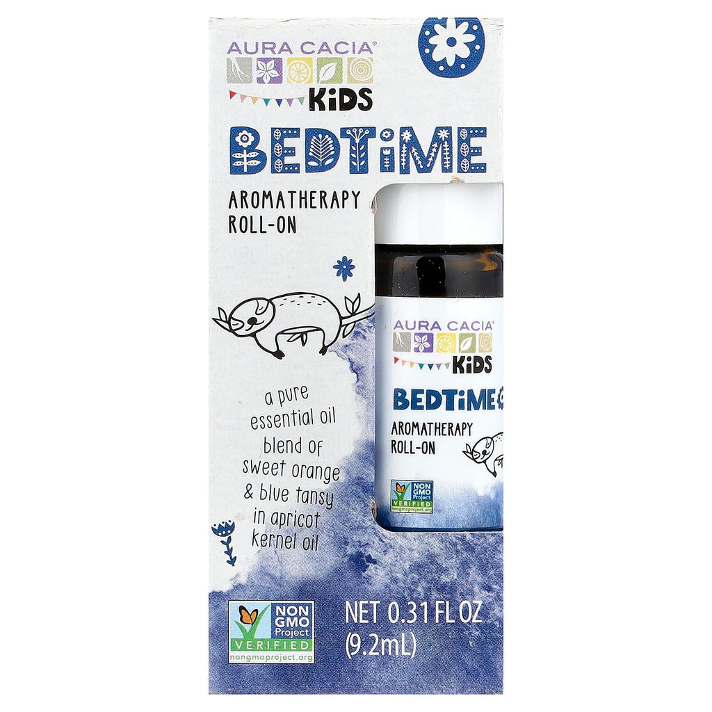 Aura Cacia, Kids, Bedtime Aromatherapy Roll-On, 0.31 fl oz (9.2 ml)