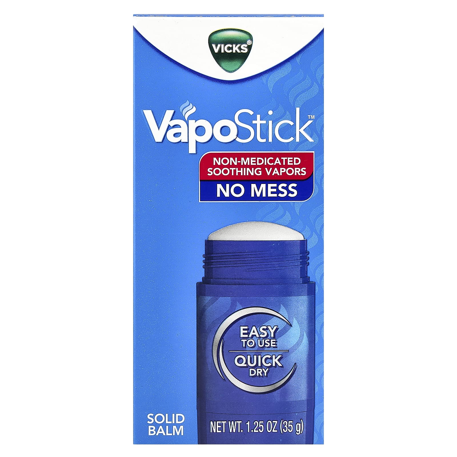Vicks, VapoStick™, Solid Balm, 1.25 oz (35 g)