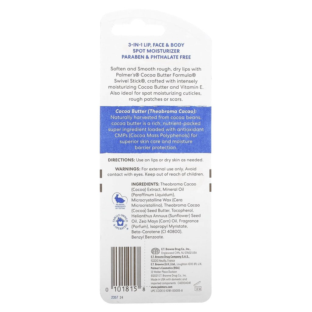 Palmer's, Cocoa Butter Formula® with Vitamin E, Swivel Stick, 0.5 oz (14 g)