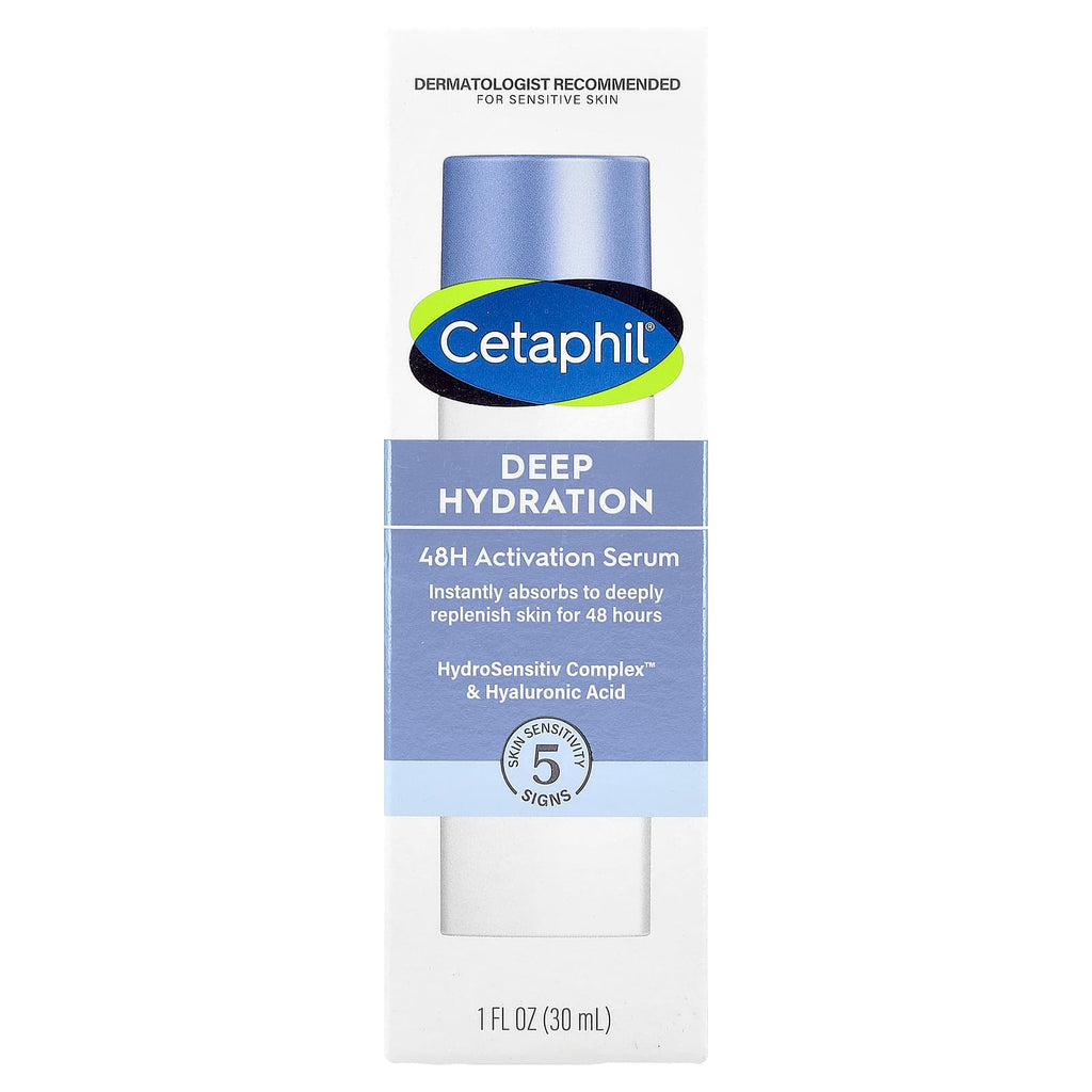 Cetaphil, Deep Hydration, 48H Activation Serum, For Sensitive Skin, 1 fl oz (30 ml)