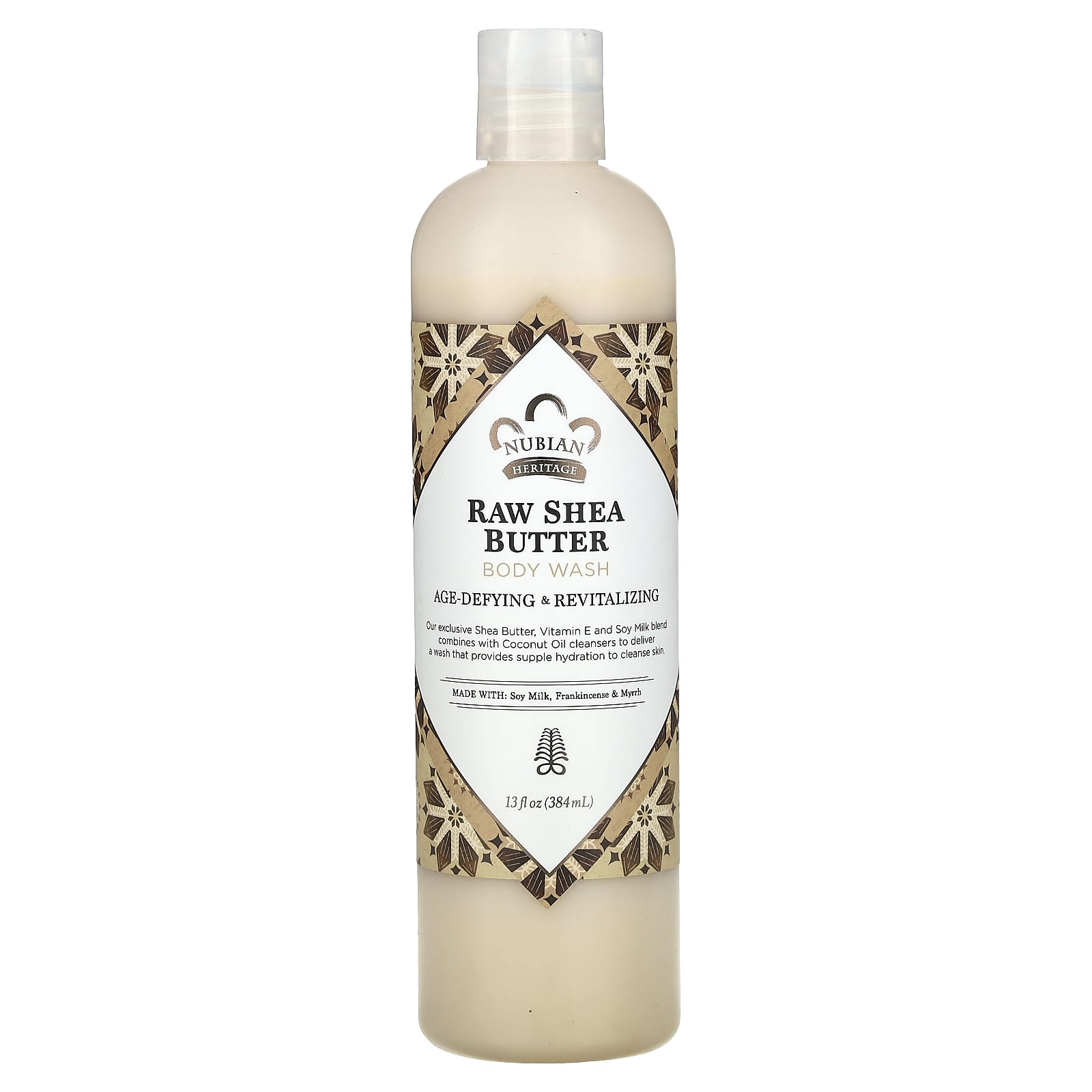 Nubian Heritage, Body Wash, Raw Shea Butter, 13 fl oz (384 ml)