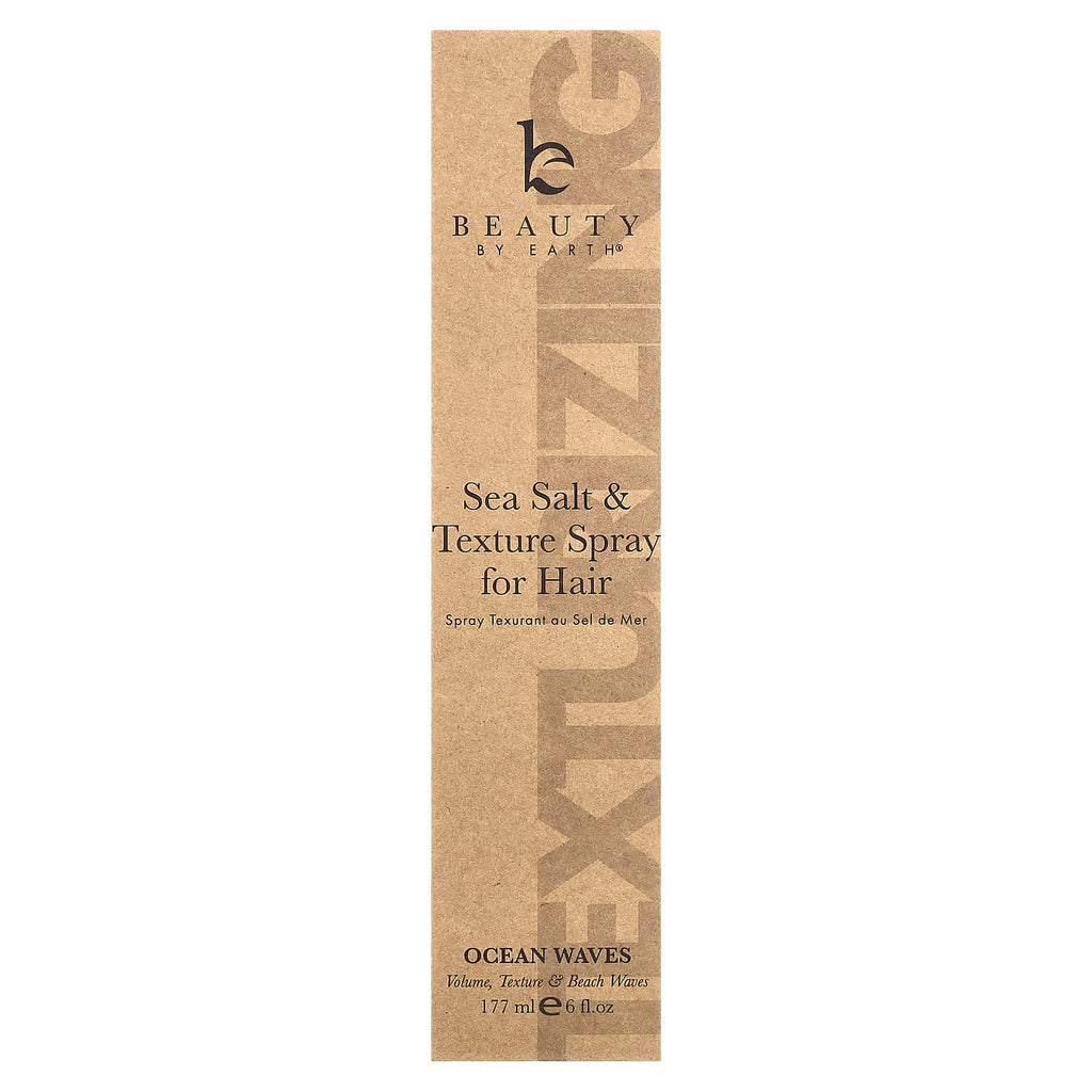 Beauty By Earth, Sea Salt & Texture Spray For Hair, Ocean Waves, 6 fl oz (177 ml)
