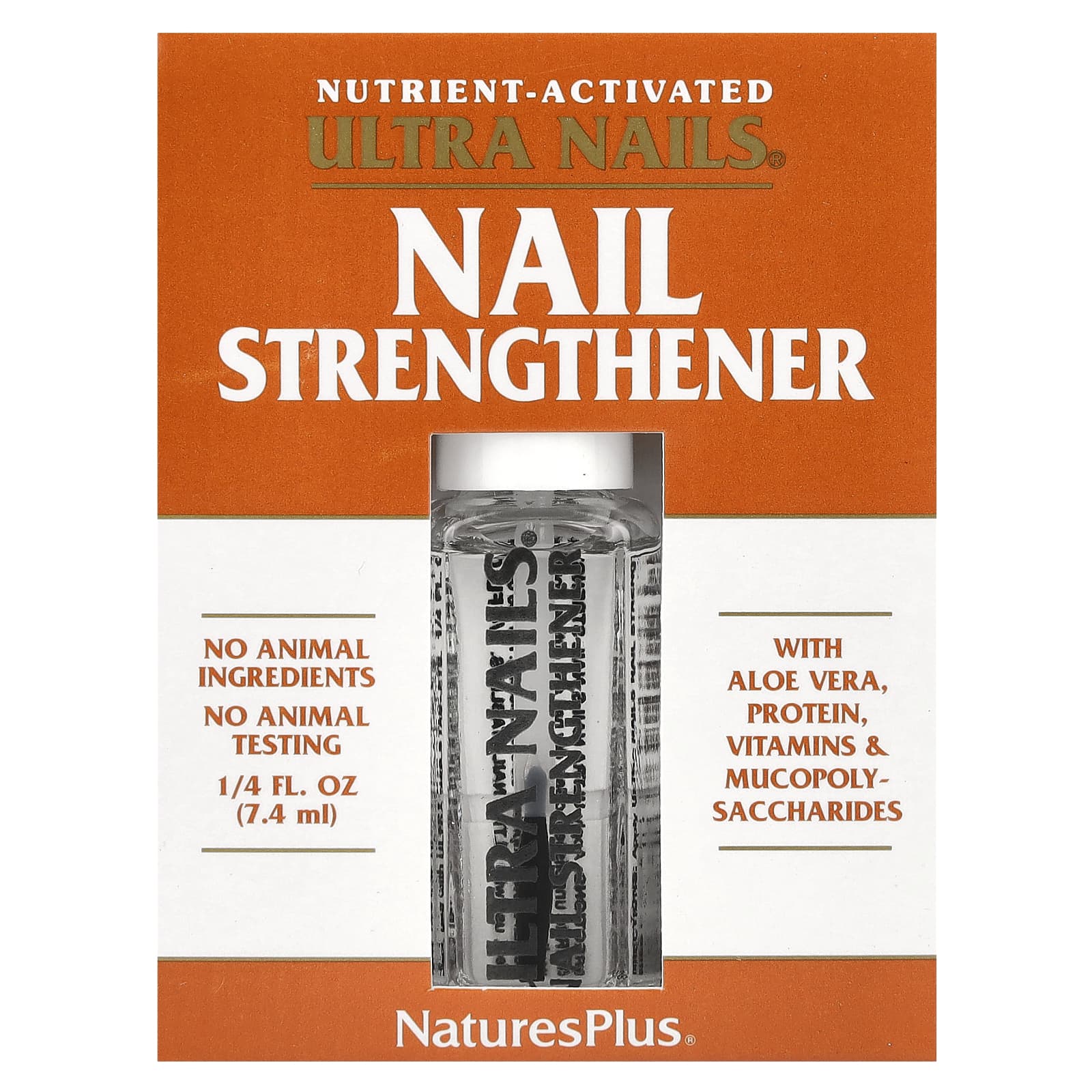NaturesPlus, Ultra Nails®, Nail Strengthener, 0.25 fl oz (7.4 ml)