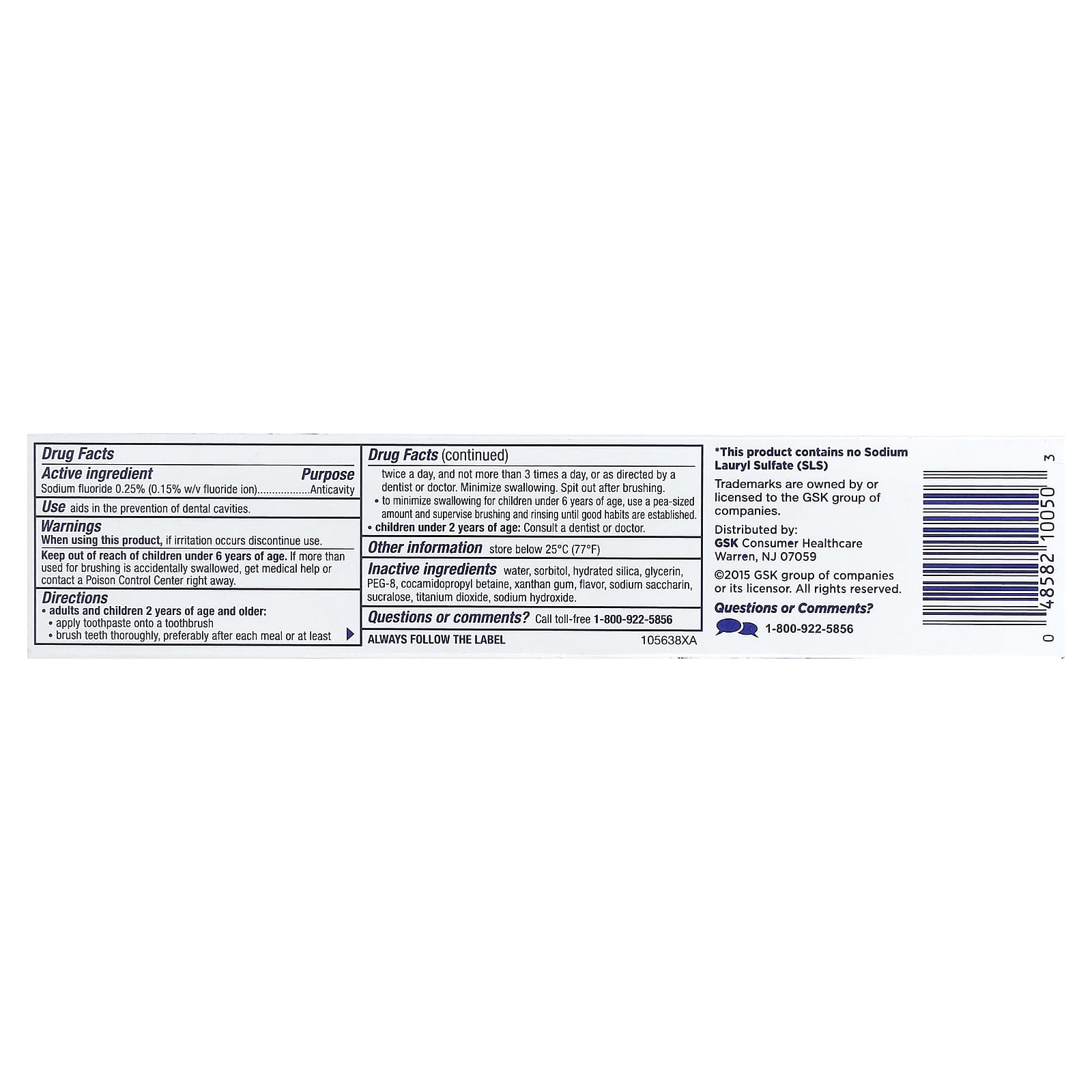 Biotene Dental Products, Fluoride Toothpaste, Fresh Mint Original, 4.3 oz (121.9 g)