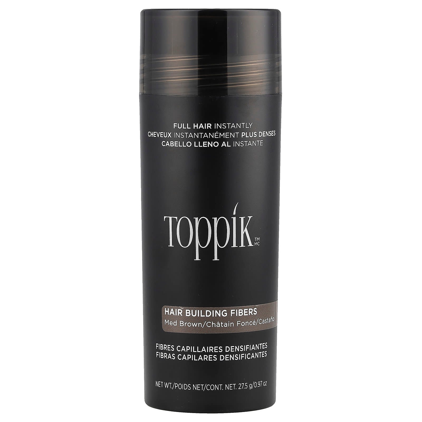Toppik, Hair Building Fibers, Medium Brown, 0.97 oz (27.5 g)