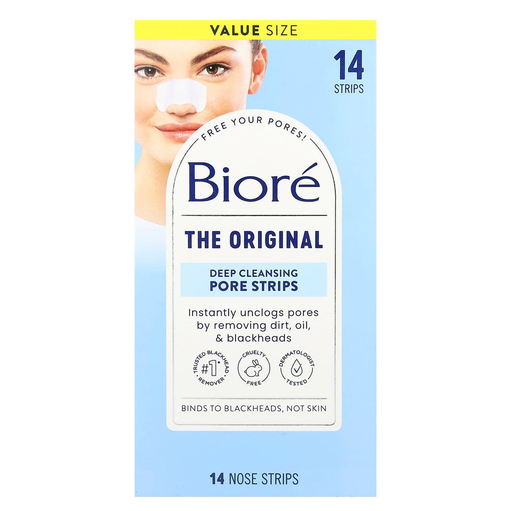 Biore, Deep Cleansing Pore Strips, 14 Nose Strips
