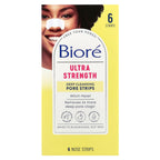 Biore, Ultra Strength Deep Cleansing Pore Strips, Witch Hazel, 6 Nose Strips