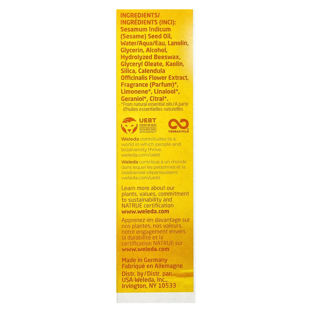 Weleda, Baby, Nourishing Body Cream, Calendula Extracts, 2.5 fl oz (75 ml)