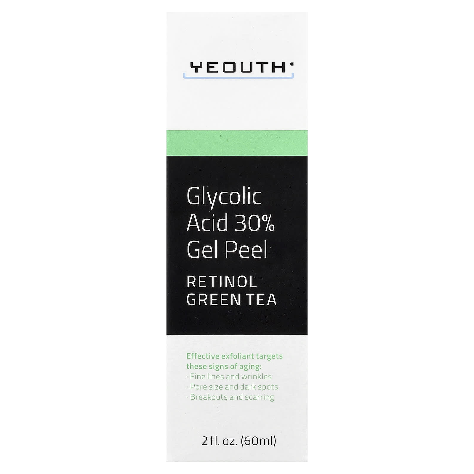 YEOUTH, Glycolic Acid 30% Gel Peel, 2 fl oz (60 ml)