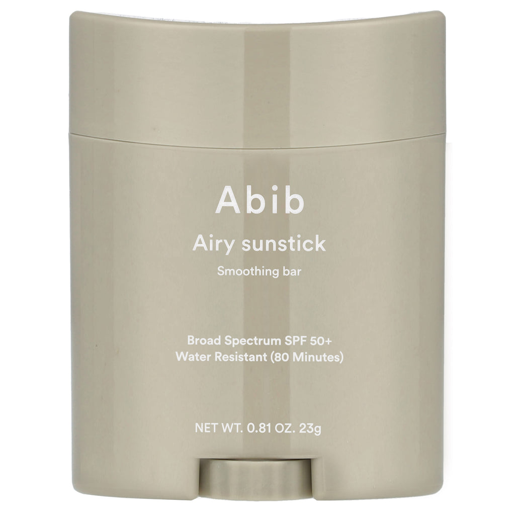 Abib, Airy Sunstick Smoothing Bar, SPF 50+, 0.81 oz (23 g)