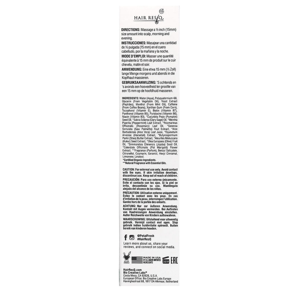 Petal Fresh, Hair ResQ®, Follicle Stimulator Serum, 2 fl oz (60 ml)