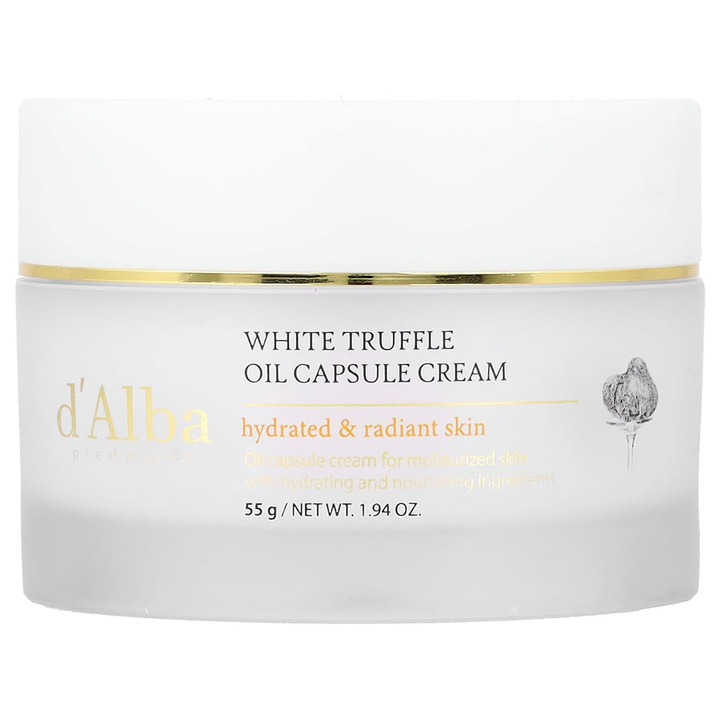 d'Alba, White Truffle Oil Capsule Cream, 1.94 oz (55 g)