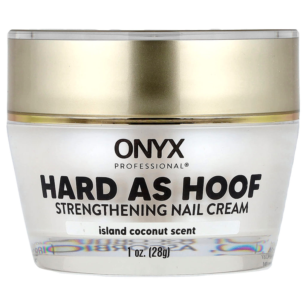 Onyx Professional, Hard As Hoof, Strengthening Nail Cream, Island Coconut, 1 oz (28 g)