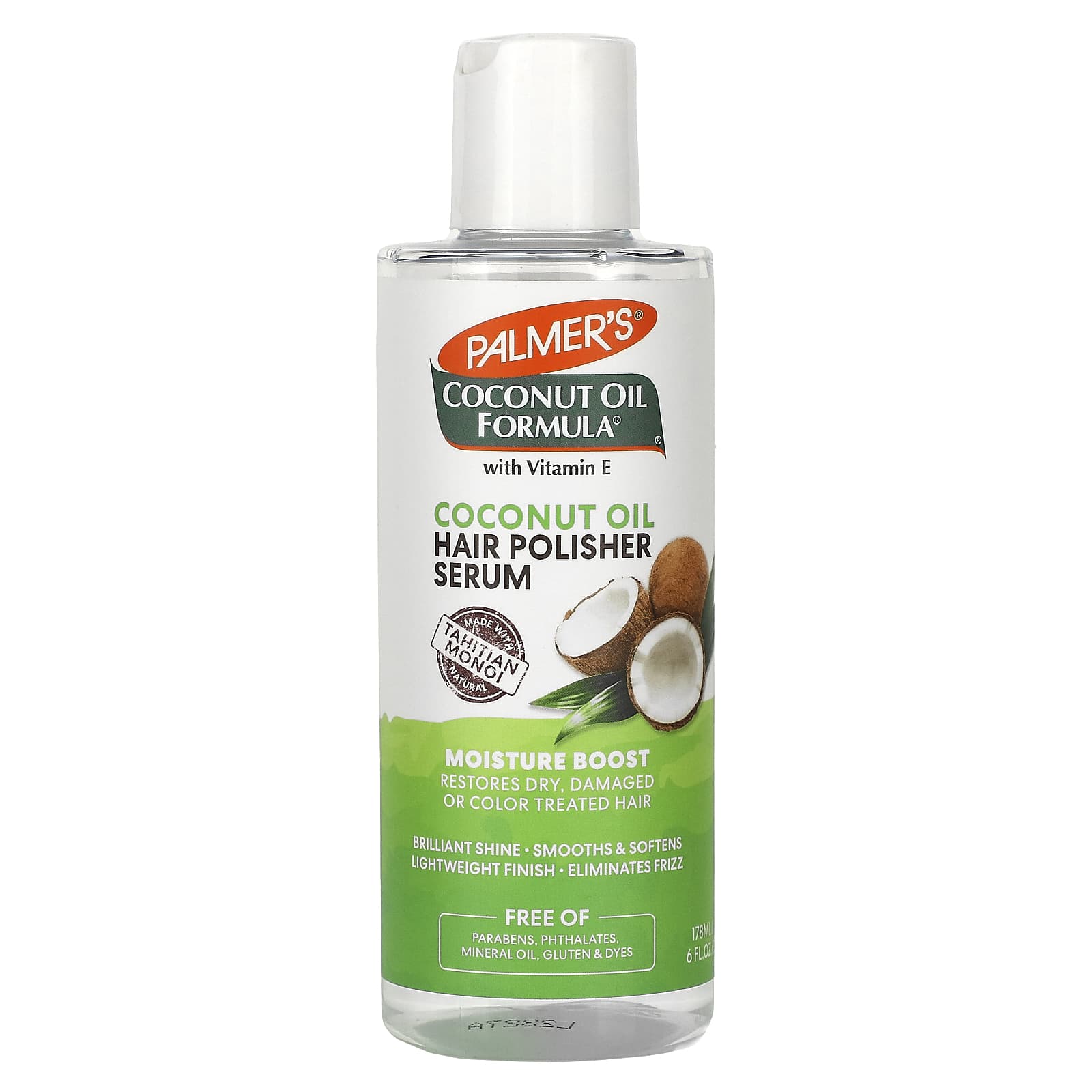 Palmer's, Coconut Oil Formula, Moisture Boost, Hair Polisher Serum, 6 fl oz (178 ml)