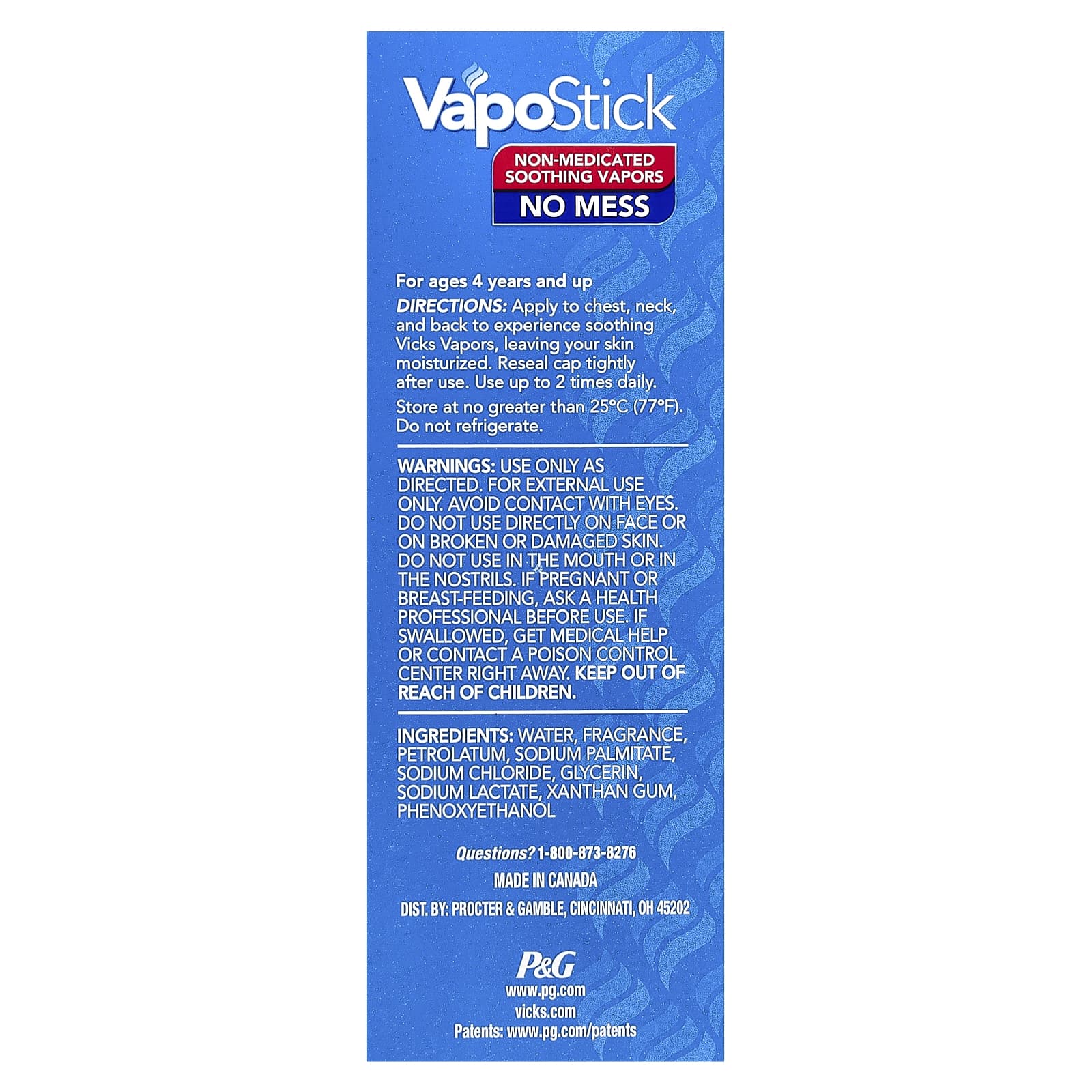 Vicks, VapoStick™, Solid Balm, 1.25 oz (35 g)
