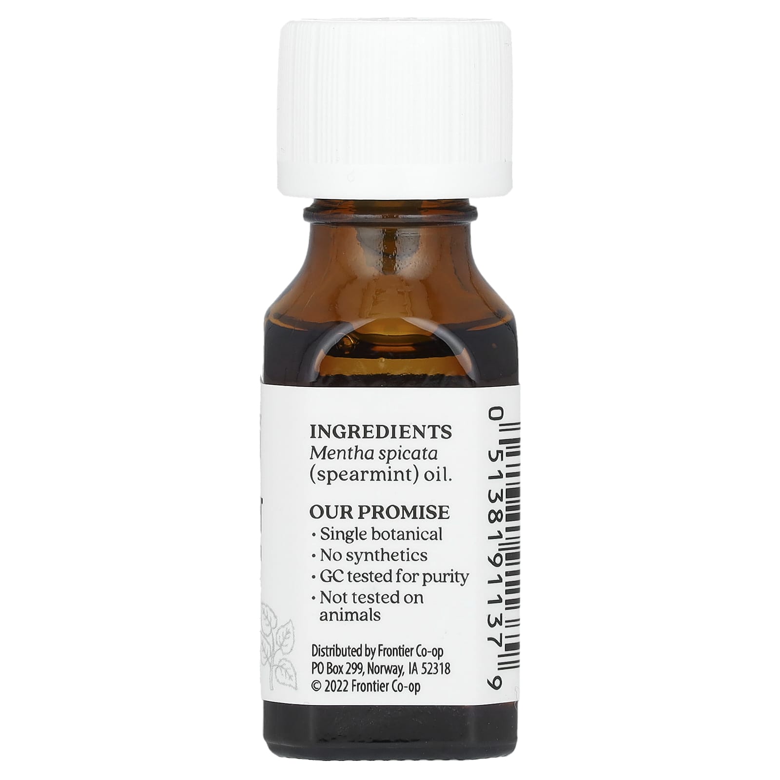 Aura Cacia, Pure Essential Oil, Spearmint, 0.5 oz (15 ml)