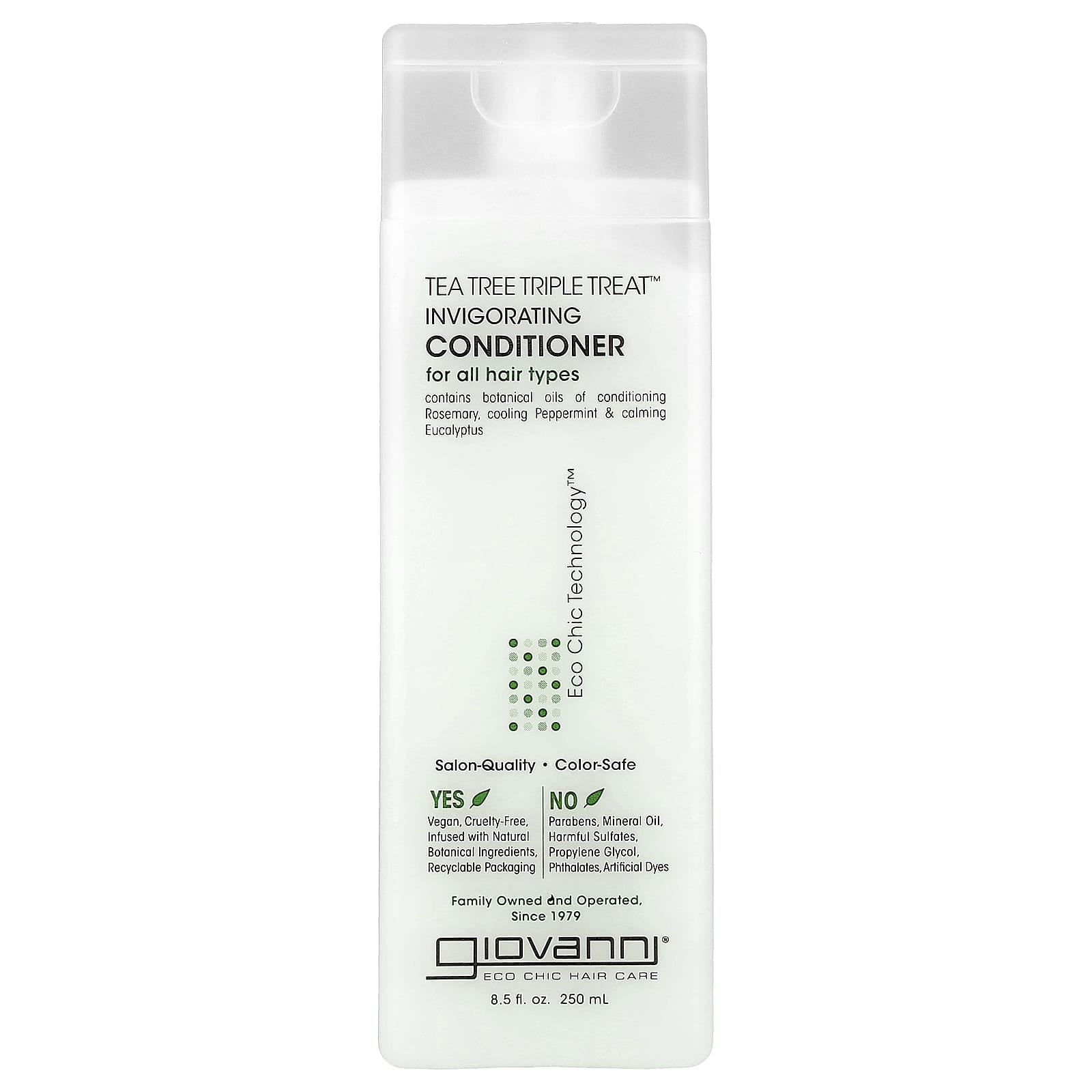 Giovanni, Tea Tree Triple Treat™, Invigorating Conditioner, For All Hair Types, 8.5 fl oz (250 ml)