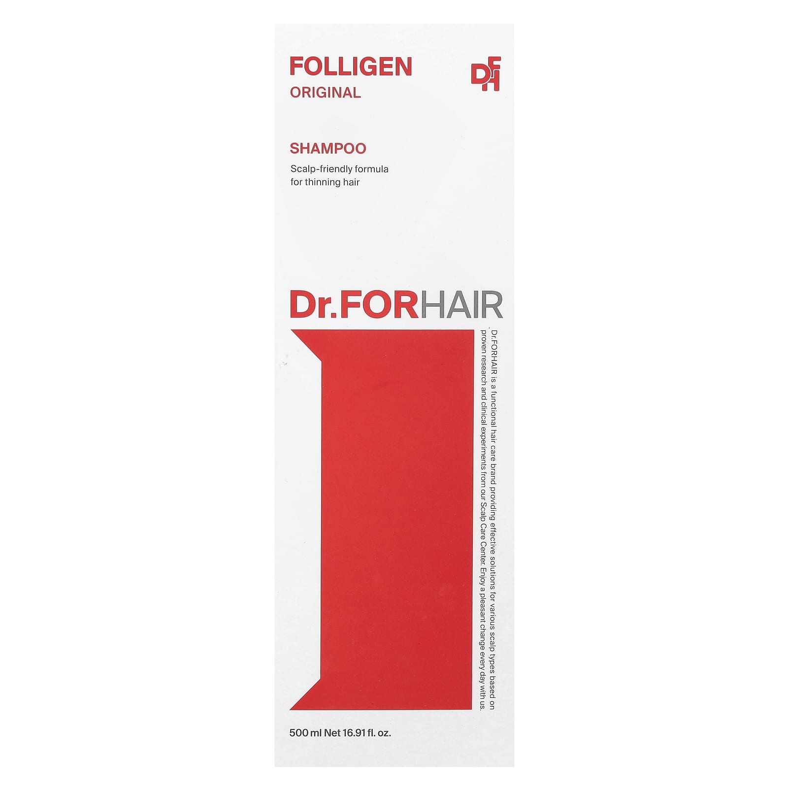 Dr.ForHair, Folligen Shampoo, Original, 16.91 fl oz (500 ml)