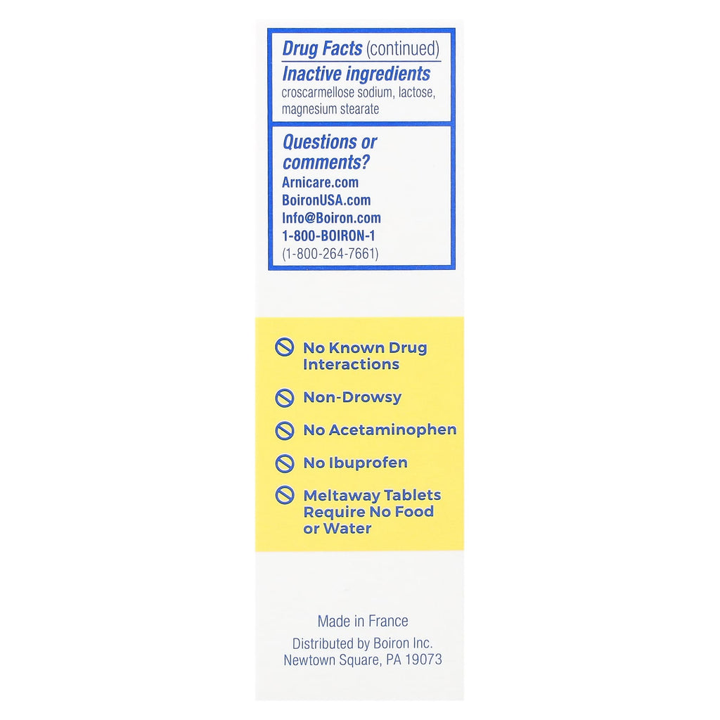 Boiron, Arnicare, Arthritis, Meltaway Tablets, Unflavored, 60 Meltaway Tablets