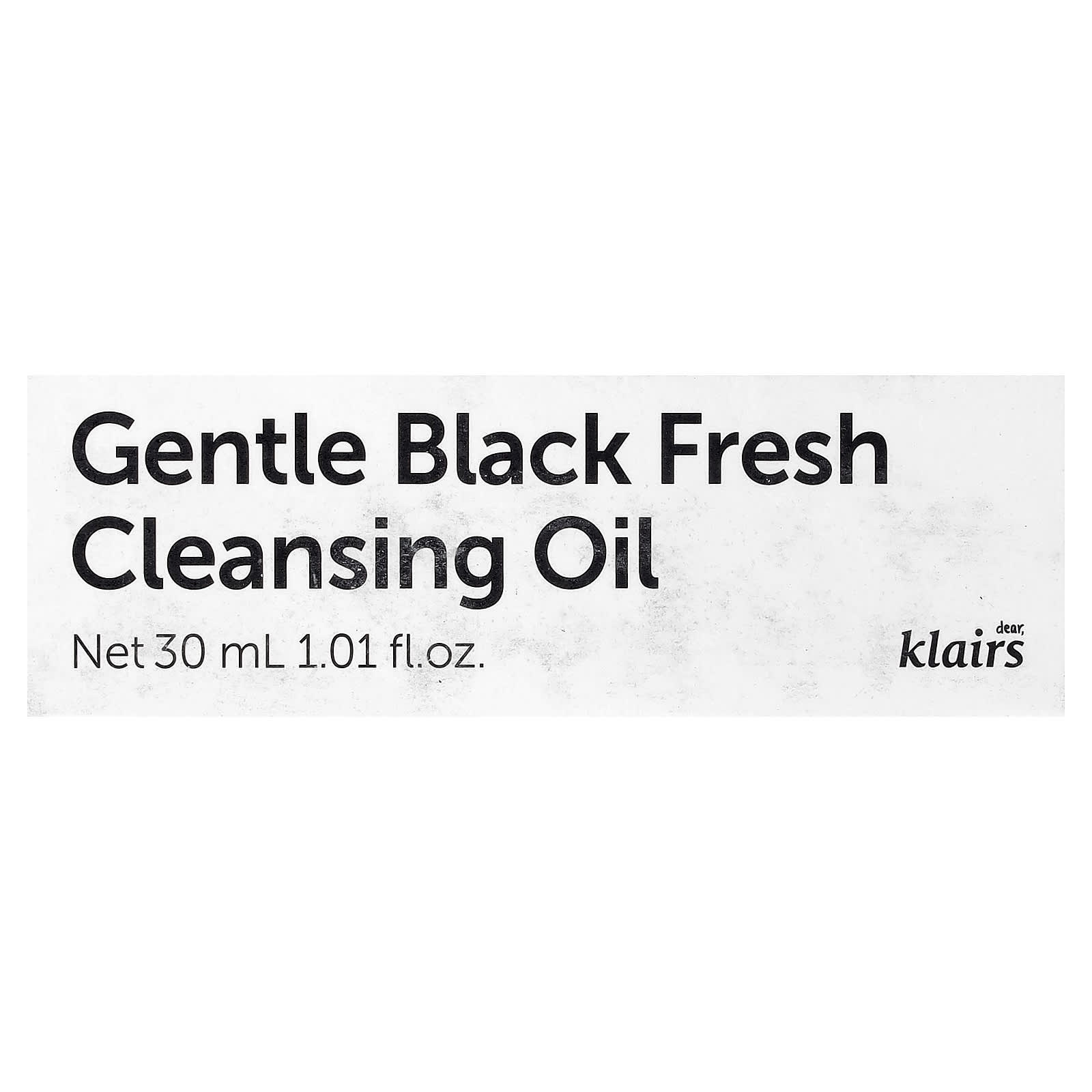 Dear, Klairs, Gentle Black Fresh Cleansing Oil, 1.01 fl oz (30 ml)