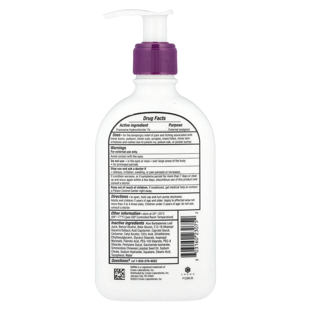 Sarna, Anti-Itch Lotion, Sensitive, 7.5 fl oz (222 ml)