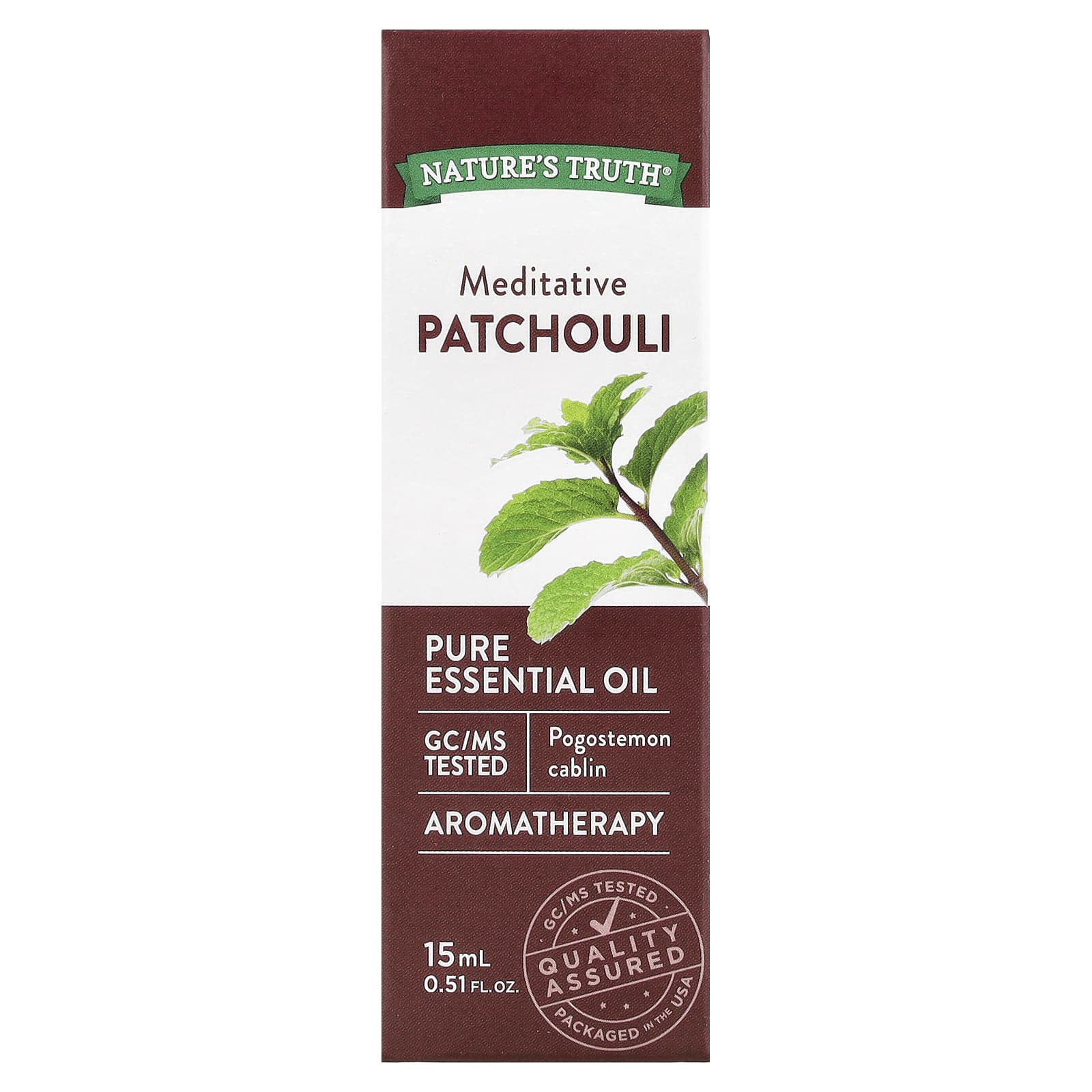 Nature's Truth, Pure Essential Oil, Meditative Patchouli , 0.51 fl oz (15 ml)